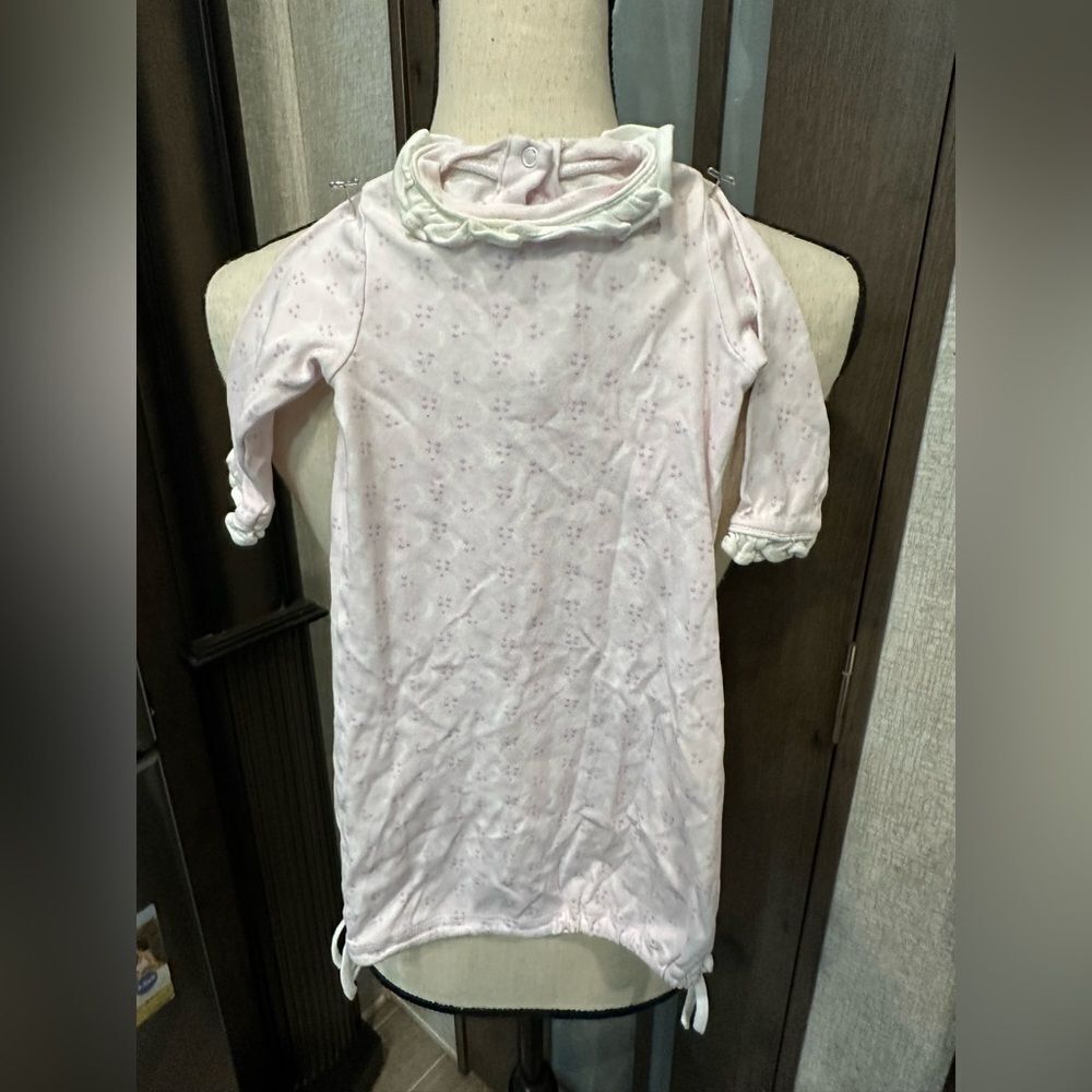 Lila  & Hayes Pink Floral Long Sleeve Gown